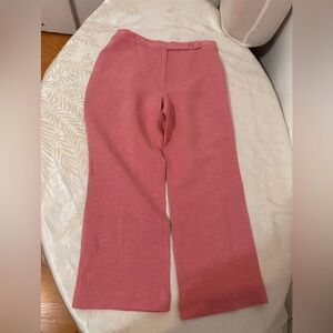 LOFT Pink Ankle Cropped Pants